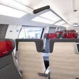 L'aménagement des voitures de 1ère classe du nouvel IR duplex correspond à celui des trains grandes lignes.